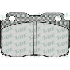 05P010 LPR Комплект тормозных колодок, дисковый тормоз