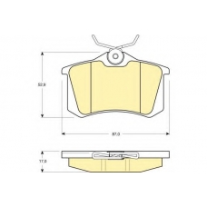 6113301 GIRLING Комплект тормозных колодок, дисковый тормоз 6113301 GIRLING Комплект тормозных колодок, дисковый тормоз