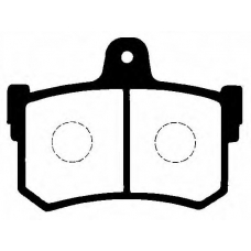 J3614006 NIPPARTS Тормозные колодки (диск.)