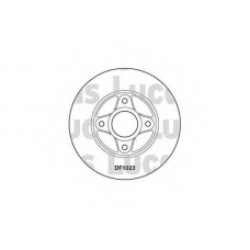 DF1023 TRW Тормозной диск
