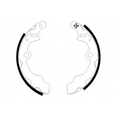 8DB 355 003-061 HELLA PAGID Комплект тормозных колодок