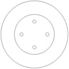 AC2019D AC Delco Тормозной диск