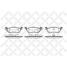 822 000B-SX STELLOX Комплект тормозных колодок, дисковый тормоз