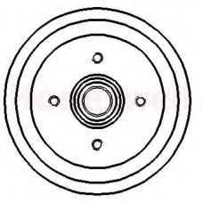 329178B BENDIX Тормозной барабан