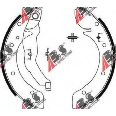 8983 ABS Комплект тормозных колодок