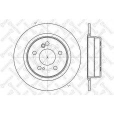 6020-3326-SX STELLOX Тормозной диск