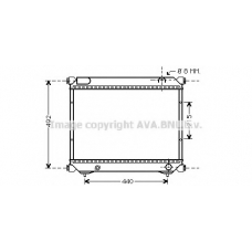 SZ2065 Prasco Радиатор, охлаждение двигателя