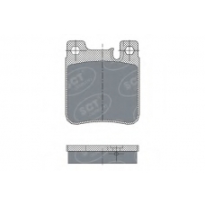 SP 255 PR SCT Комплект тормозных колодок, дисковый тормоз