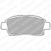 LP1414 DELPHI Комплект тормозных колодок, дисковый тормоз