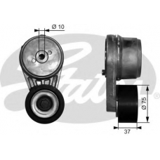 T38644 GATES Натяжитель ремня, клиновой зубча