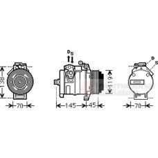 6030K530 SCHLIECKMANN Компрессор, кондиционер