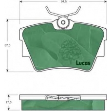 GDB1479 TRW Комплект тормозных колодок, дисковый тормоз