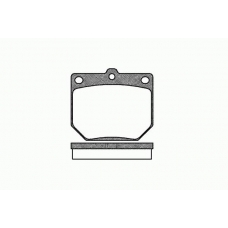 0077 20 KAWE Комплект тормозных колодок, дисковый тормоз