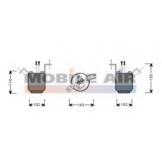 0600D225 VAN WEZEL Осушитель, кондиционер