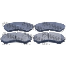 0401-V75F FEBEST Комплект тормозных колодок, дисковый тормоз