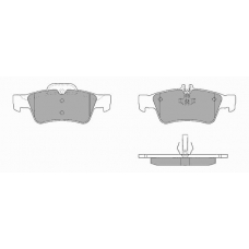 900 SIMER Комплект тормозных колодок, дисковый тормоз