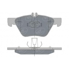 SP 254 SCT Комплект тормозных колодок, дисковый тормоз