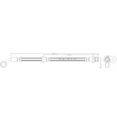 4757 REMKAFLEX Тормозной шланг