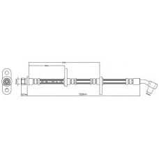 VBH773 MOTAQUIP Тормозной шланг