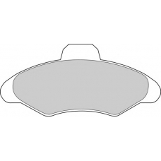 DBP240617 DURON Комплект тормозных колодок, дисковый тормоз