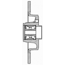 BDA2363.10 OPEN PARTS Тормозной диск