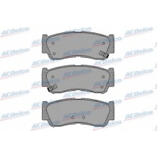 AC872981D AC Delco Комплект тормозных колодок, дисковый тормоз