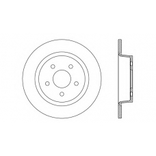 BDR2635.10 OPEN PARTS Тормозной диск