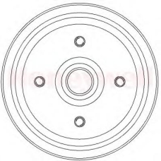 329280B BENDIX Тормозной барабан