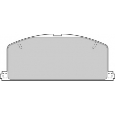 DBP370308 DURON Комплект тормозных колодок, дисковый тормоз