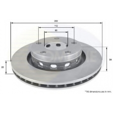 ADC1488V COMLINE Тормозной диск