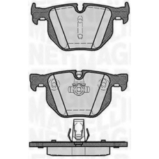 363916060161 MAGNETI MARELLI Комплект тормозных колодок, дисковый тормоз