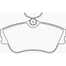 MDB1682 MINTEX Комплект тормозных колодок, дисковый тормоз
