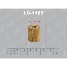 LO-1105 LYNX Фильтр масляный