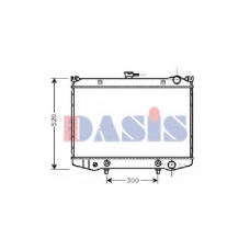 071570N AKS DASIS Радиатор, охлаждение двигателя