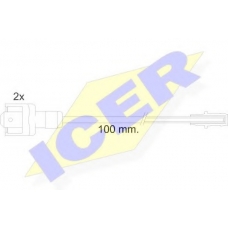 610010 E C ICER Сигнализатор, износ тормозных колодок