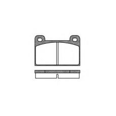 0018.00 QUINTON HAZELL Комплект тормозных колодок, дисковый тормоз