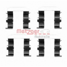 Z 1665 METZGER Комплектующие, колодки дискового тормоза