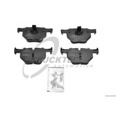 08.35.129 TRUCKTEC AUTOMOTIVE Комплект тормозных колодок, дисковый тормоз