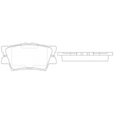 FP1212 FIT Комплект тормозных колодок, дисковый тормоз