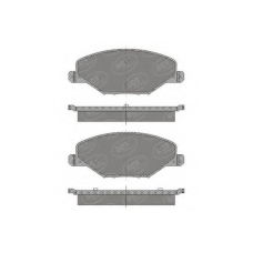 SP 668 SCT Комплект тормозных колодок, дисковый тормоз
