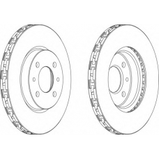 DDF762 FERODO Тормозной диск