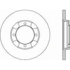 BDR1347.10 OPEN PARTS Тормозной диск