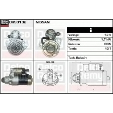 DRS0102 DELCO REMY Стартер