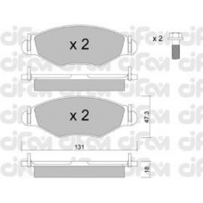 822-254-1 CIFAM Комплект тормозных колодок, дисковый тормоз
