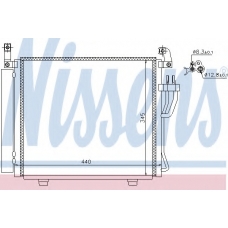 940206 NISSENS Конденсатор, кондиционер