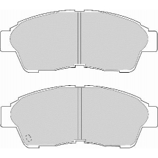 FD6584A NECTO Комплект тормозных колодок, дисковый тормоз