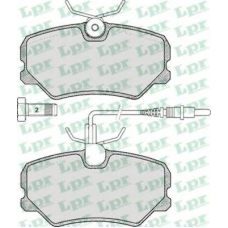 05P293 LPR Комплект тормозных колодок, дисковый тормоз