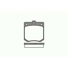 0074 00 KAWE Комплект тормозных колодок, дисковый тормоз