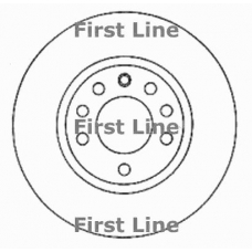 FBD1645 FIRST LINE Тормозной диск