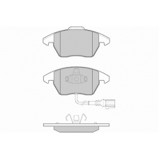 12-1103 E.T.F. Комплект тормозных колодок, дисковый тормоз